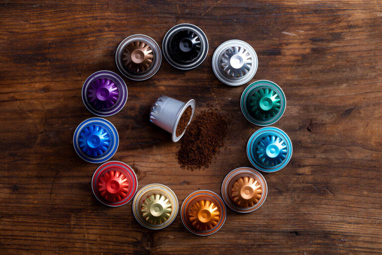 coffee capsule lid sealing