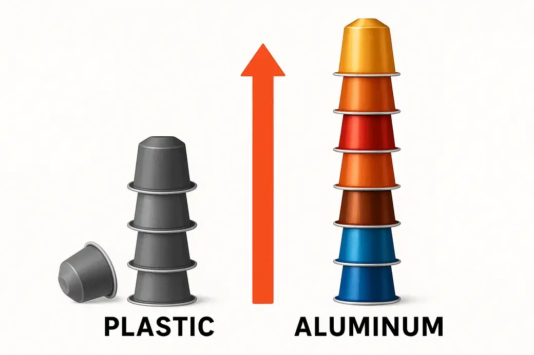 Minimum Order Quantity aluminum coffee capsules