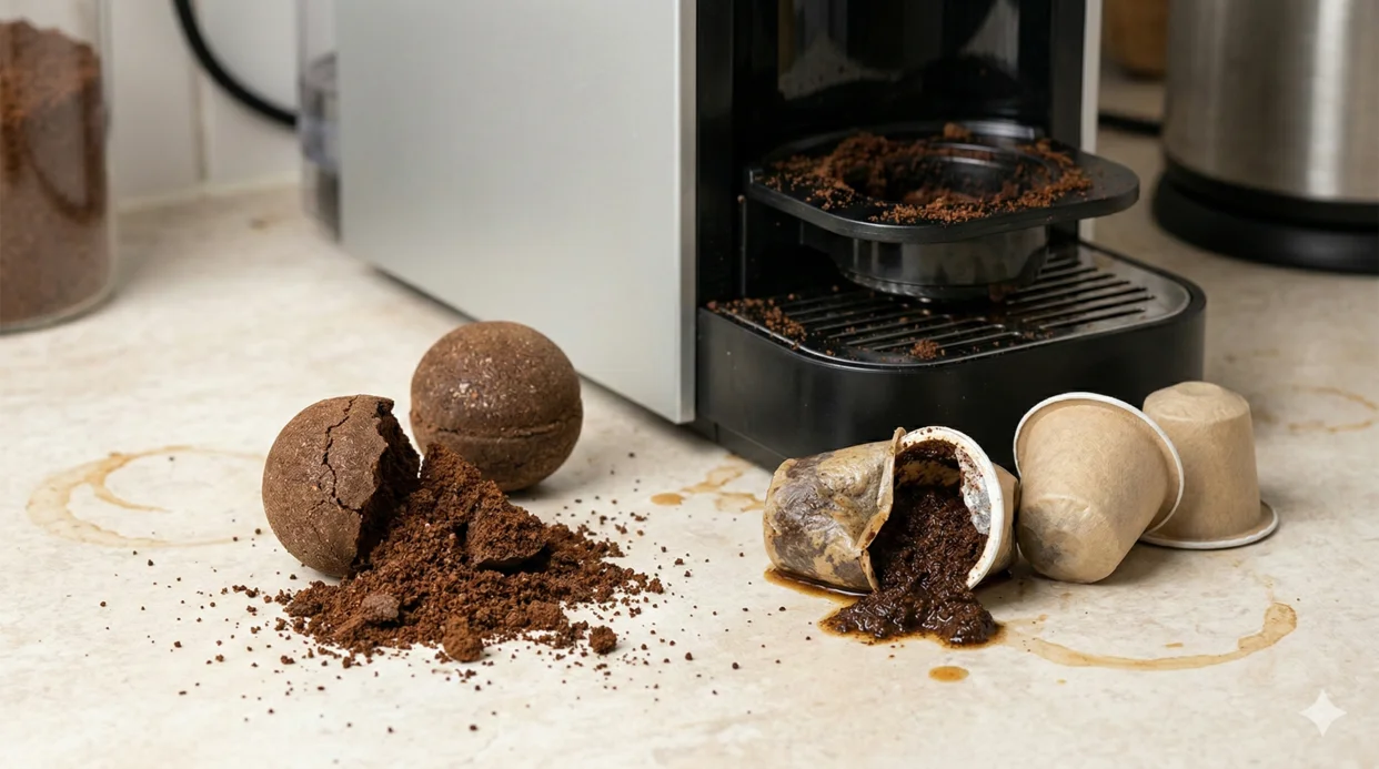 Paper Coffee Capsules and Coffee Balls